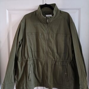 Old Navy Womens Olive Green Military Jacket